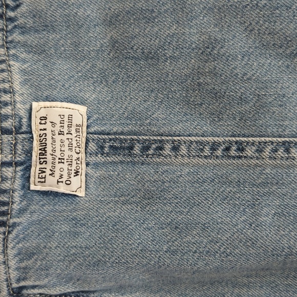 Levi's Tico Denim Jumper Dress (Irregular) - Picture 4 of 14